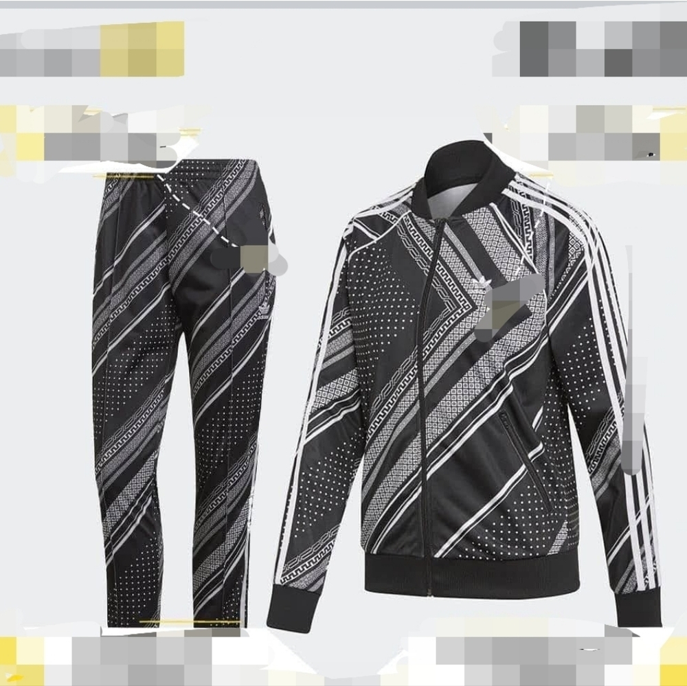 Adidas Originals Sst Tracksuit (Jacket + Pants) Bandana Print Sz UK12 (US S-M) - Picture 3 of 12